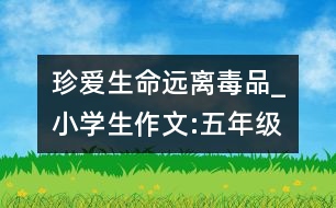 珍愛生命遠(yuǎn)離毒品_小學(xué)生作文:五年級