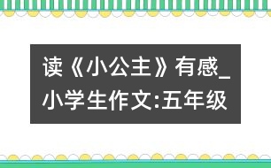 讀《小公主》有感_小學(xué)生作文:五年級(jí)