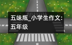 五味瓶_小學(xué)生作文:五年級