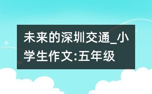 未來(lái)的深圳交通_小學(xué)生作文:五年級(jí)