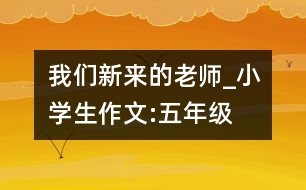 我們新來的老師_小學(xué)生作文:五年級