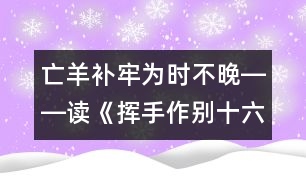 亡羊補(bǔ)牢為時不晚――讀《揮手作別十六歲》有感_小學(xué)生作文:五年級