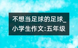 不想當足球的足球_小學生作文:五年級