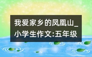 我愛(ài)家鄉(xiāng)的鳳凰山_小學(xué)生作文:五年級(jí)