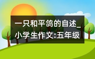 一只和平鴿的自述_小學(xué)生作文:五年級