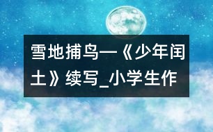 雪地捕鳥(niǎo)―《少年閏土》續(xù)寫(xiě)_小學(xué)生作文:五年級(jí)