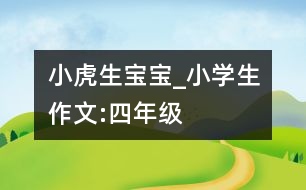 小虎生寶寶_小學(xué)生作文:四年級