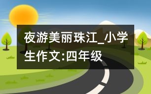 夜游美麗珠江_小學(xué)生作文:四年級