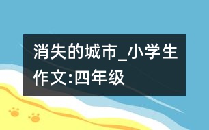 消失的城市_小學生作文:四年級