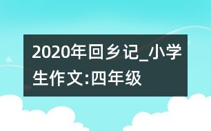 2020年回鄉(xiāng)記_小學(xué)生作文:四年級(jí)