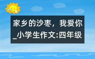 家鄉(xiāng)的沙棗，我愛你_小學生作文:四年級