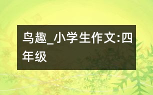 鳥(niǎo)趣_小學(xué)生作文:四年級(jí)