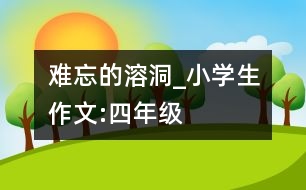 難忘的溶洞_小學(xué)生作文:四年級