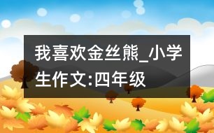 我喜歡金絲熊_小學(xué)生作文:四年級(jí)