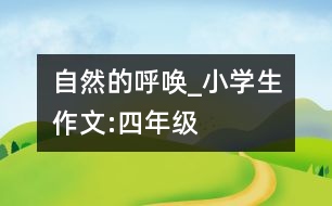 自然的呼喚_小學(xué)生作文:四年級