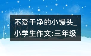 不愛(ài)干凈的小饅頭_小學(xué)生作文:三年級(jí)