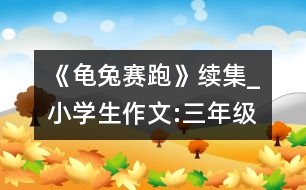 《龜兔賽跑》續(xù)集_小學生作文:三年級
