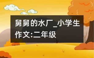 舅舅的水廠_小學(xué)生作文:二年級(jí)