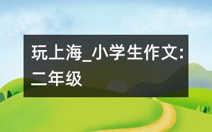 玩上海_小學(xué)生作文:二年級(jí)