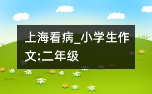 上海看病_小學(xué)生作文:二年級