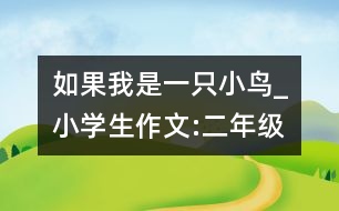 如果我是一只小鳥_小學(xué)生作文:二年級(jí)