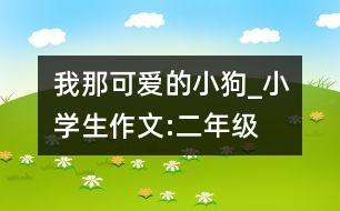 我那可愛的小狗_小學(xué)生作文:二年級(jí)