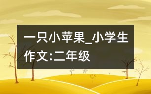 一只小蘋果_小學(xué)生作文:二年級