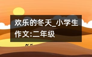 歡樂的冬天_小學生作文:二年級