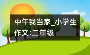 中午我當(dāng)家_小學(xué)生作文:二年級