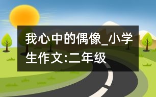 我心中的偶像_小學(xué)生作文:二年級(jí)