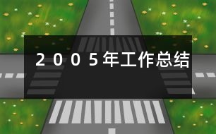 ２００５年工作總結(jié)