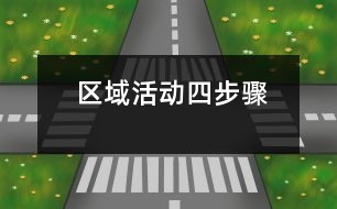 區(qū)域活動(dòng)四步驟