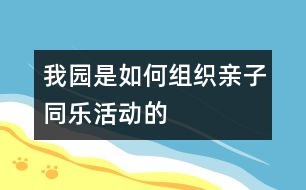 我園是如何組織親子同樂(lè)活動(dòng)的