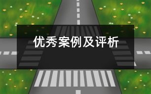 優(yōu)秀案例及評析