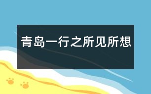 青島一行之所見所想