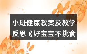 小班健康教案及教學(xué)反思《好寶寶不挑食》