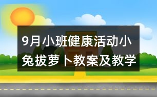 9月小班健康活動小兔拔蘿卜教案及教學(xué)反思