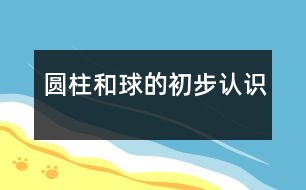 圓柱和球的初步認(rèn)識