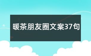 暖茶朋友圈文案37句