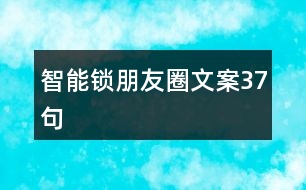 智能鎖朋友圈文案37句