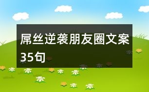 屌絲逆襲朋友圈文案35句