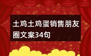 土雞土雞蛋銷(xiāo)售朋友圈文案34句