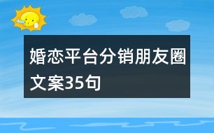 婚戀平臺分銷朋友圈文案35句