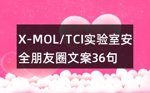 X-MOL/TCI實驗室安全朋友圈文案36句