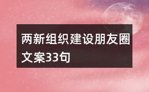 “兩新組織”建設(shè)朋友圈文案33句