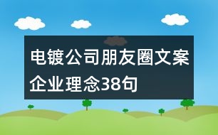 電鍍公司朋友圈文案、企業(yè)理念38句