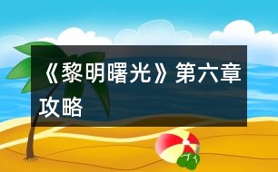 《黎明曙光》第六章攻略