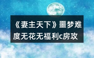 《妻主天下》噩夢難度無花無福利c房攻略