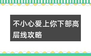 不小心愛(ài)上你下部高層線(xiàn)攻略