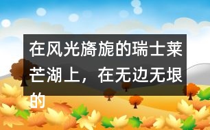 在風(fēng)光旖旎的瑞士萊芒湖上，在無(wú)邊無(wú)垠的非洲大沙漠中，在表達(dá)上有什么特點(diǎn)，照樣子寫一寫